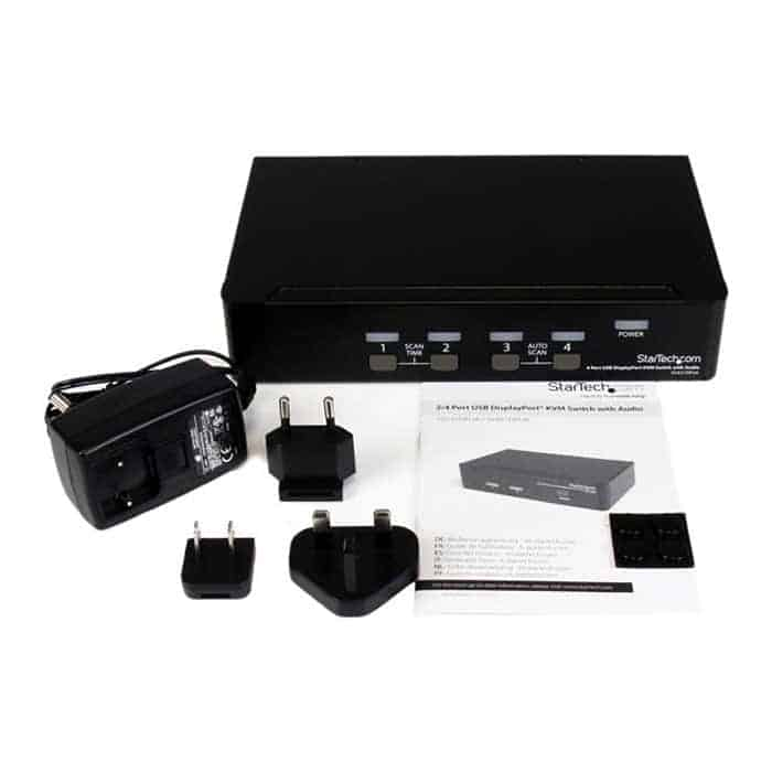 (image for) StarTech.com 4-Port DisplayPort/USB KVM Switch